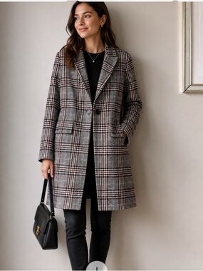 Plaid coat Zara